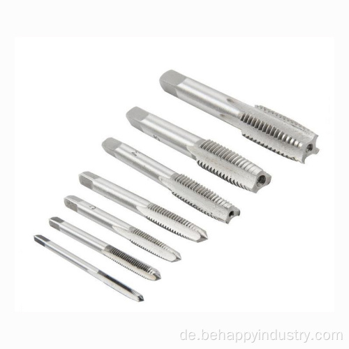 8pcs Gewinde metrische Maschinenhand -Taps eingestellt